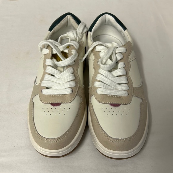 Madewell Court Low-Top Sneakers in Washed Nubuck and Suede, NH194, Sz 6 - Picture 3 of 5